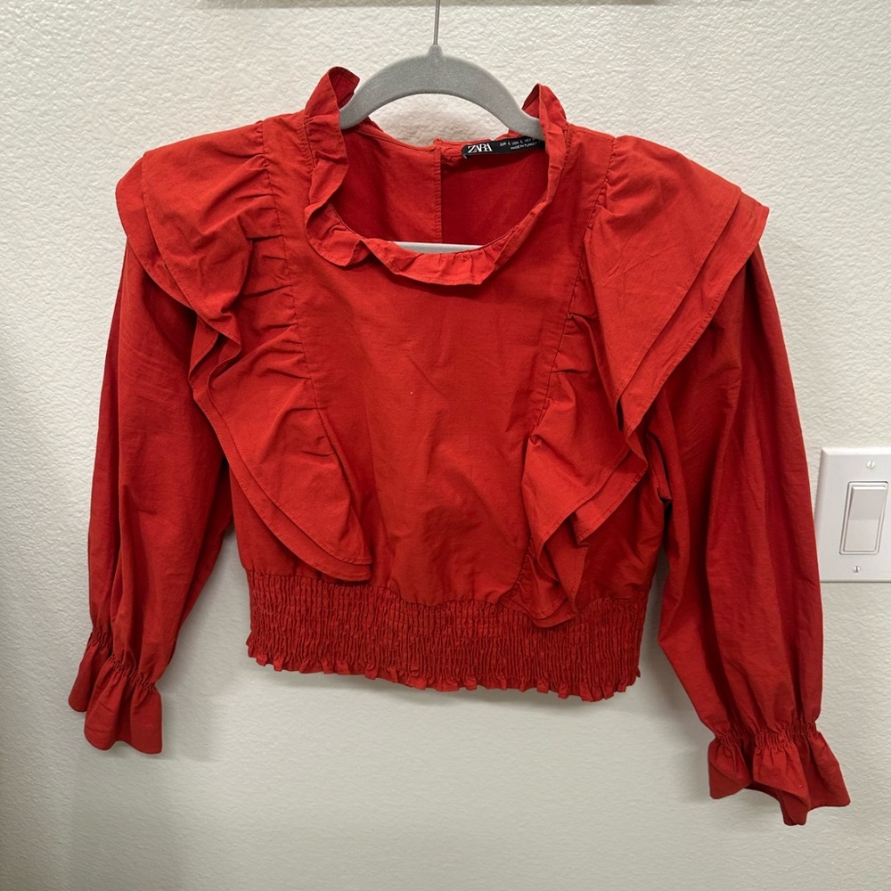 Zara Orange top